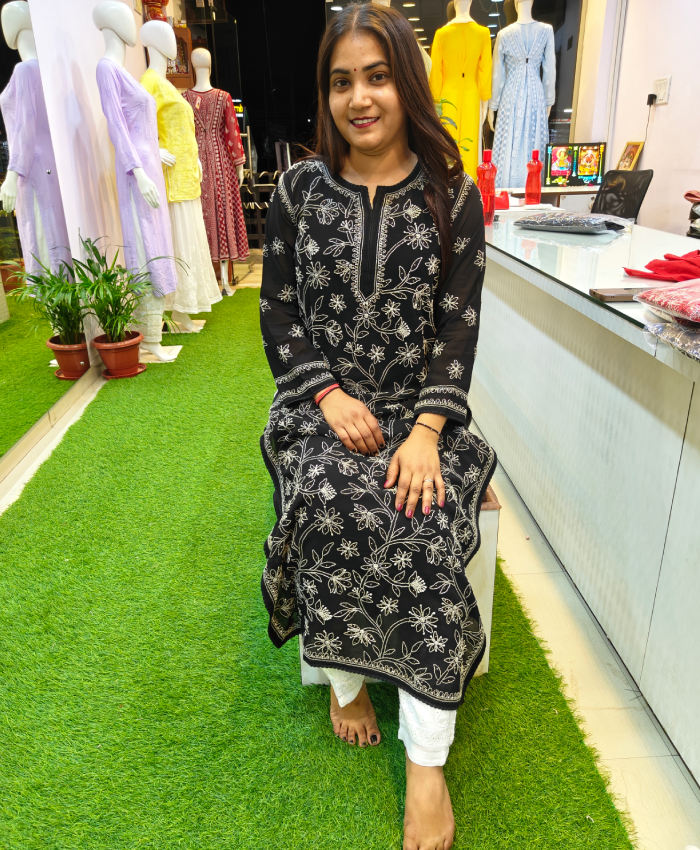 Viscos Mukesh Work Kurti - Image 3