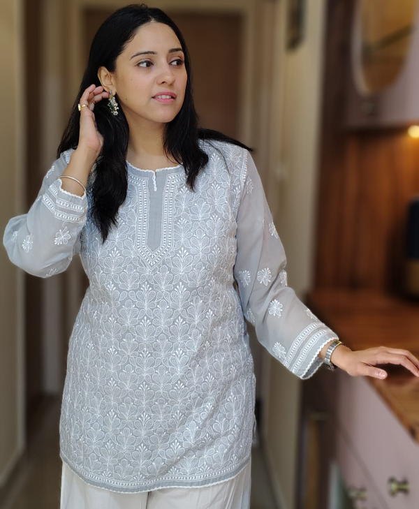 Cotton Malmal Hand Work Top