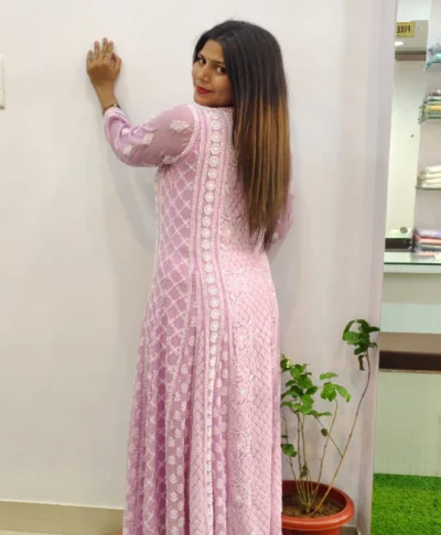 Georgette Anarkali kurti