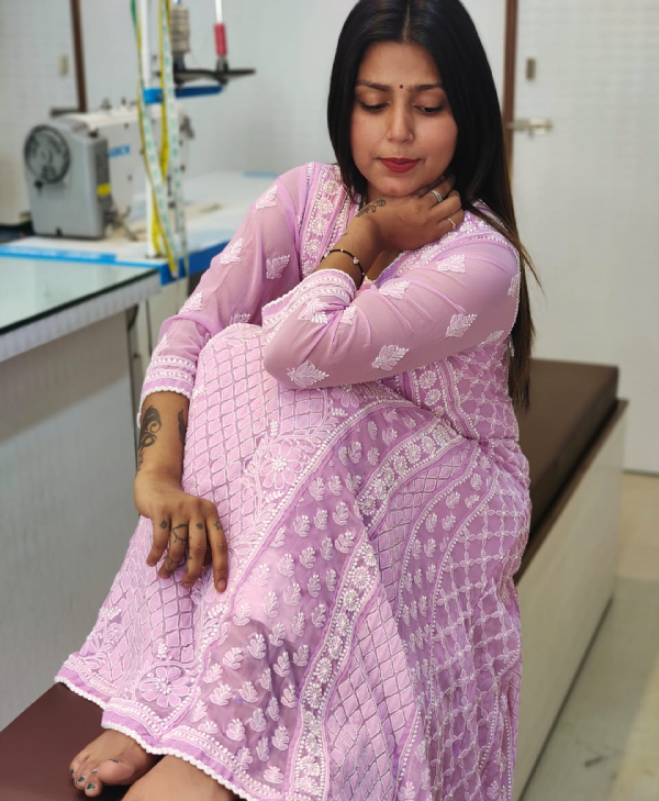 Georgette Anarkali Kurti - Image 3