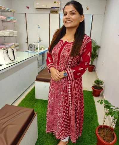 Georgette Anarkali Kurti