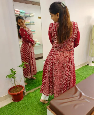 Georgette Anarkali Kurti